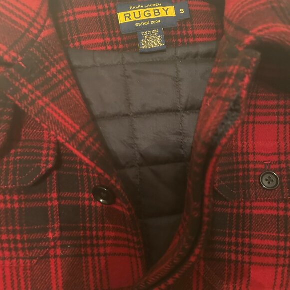 Wool Ralph Lauren Rugby Plaid Jacket - Picture 4 of 12